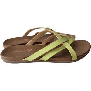 SEVEN7 Bright Green Strappy Sandals